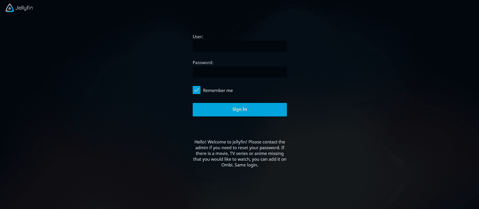 Jellyfin login or identification UI excerpt comparable to using Identify for mismatched titles.